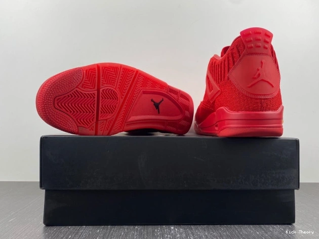 Kicked Out Shoe Store 4 Flyknit Red Retro Jordan AQ3559-600 0729